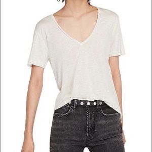 Allsaints emelyn shimmer tee